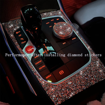 For Mazda CX-5 2017-2018 Car Gear Panel Diamond Decorative Sticker, Left Drive - Car Interior Mouldings by PMC Jewellery | Online Shopping South Africa | PMC Jewellery | Buy Now Pay Later Mobicred