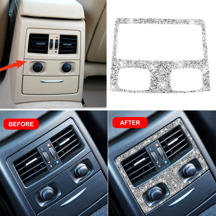 For BMW 3 Series E90 / E92 2005-2012 Car Rear Seat Aircondition B-Type Diamond Decorative Sticker - Car Interior Mouldings by PMC Jewellery | Online Shopping South Africa | PMC Jewellery | Buy Now Pay Later Mobicred