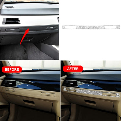 For BMW 3 Series E90 / E92 / E93 2005-2012 Car Passenger Side Center Control Diamond Decorative Sticker, Right Drive - Car Interior Mouldings by PMC Jewellery | Online Shopping South Africa | PMC Jewellery | Buy Now Pay Later Mobicred