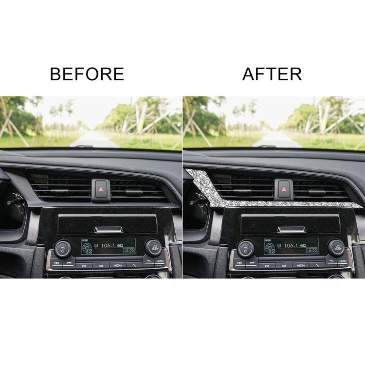 For Honda Civic 2016-2019 Car Central Control Air Outlets Below Diamond Decorative Sticker, Left-hand Drive - Car Interior Mouldings by PMC Jewellery | Online Shopping South Africa | PMC Jewellery | Buy Now Pay Later Mobicred