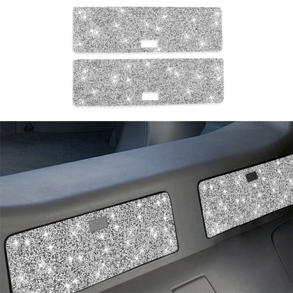 For Nissan 350Z 2003-2009 2pcs Car Storage Box Diamond Decorative Sticker,Left and Right Drive Universal - Car Interior Mouldings by PMC Jewellery | Online Shopping South Africa | PMC Jewellery | Buy Now Pay Later Mobicred