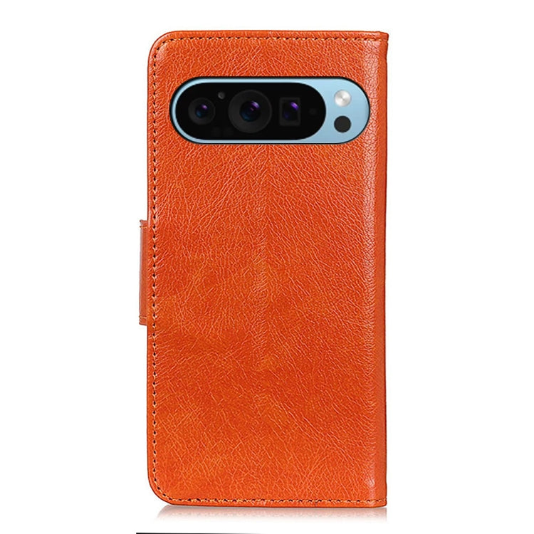 For Google Pixel 9 Nappa Texture Horizontal Flip Leather Phone Case(Orange) - Google Cases by PMC Jewellery | Online Shopping South Africa | PMC Jewellery | Buy Now Pay Later Mobicred