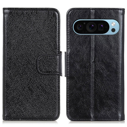 For Google Pixel 9 Nappa Texture Horizontal Flip Leather Phone Case(Black) - Google Cases by PMC Jewellery | Online Shopping South Africa | PMC Jewellery | Buy Now Pay Later Mobicred