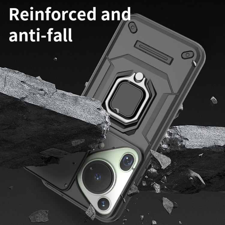 For Huawei Pura 70 Ultra Sliding Camshield TPU + PC Shockproof Phone Case with Holder(Black) - free shipping - PMC TechLife - Order now!