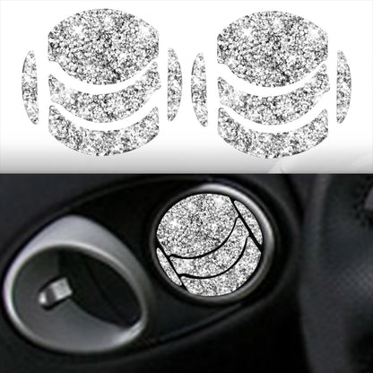 For Nissan 350Z 2006-2009 10pcs Car Left and Right Exhaust Port Diamond Sticker,Left and Right Drive Universal - Car Interior Mouldings by PMC Jewellery | Online Shopping South Africa | PMC Jewellery | Buy Now Pay Later Mobicred