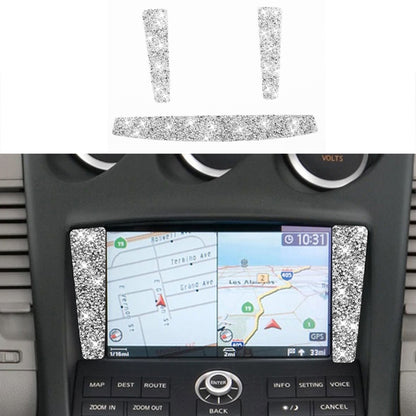 For Nissan 350Z 2006-2009 Car Navigation Frame Diamond Sticker,Left and Right Drive Universal - Car Interior Mouldings by PMC Jewellery | Online Shopping South Africa | PMC Jewellery | Buy Now Pay Later Mobicred