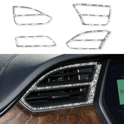 For Tesla Model X Car Central Control Instrument Air Outlet Diamond Sticker, Left Drive - Car Interior Mouldings by PMC Jewellery | Online Shopping South Africa | PMC Jewellery | Buy Now Pay Later Mobicred