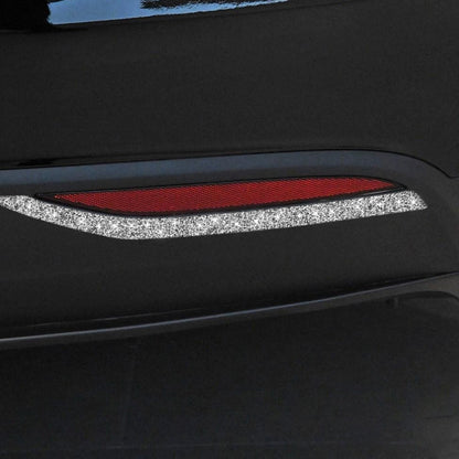 For Tesla Model X Car Rear Fog Lamp Diamond Sticker,Left and Right Drive Universal - Car Interior Mouldings by PMC Jewellery | Online Shopping South Africa | PMC Jewellery | Buy Now Pay Later Mobicred