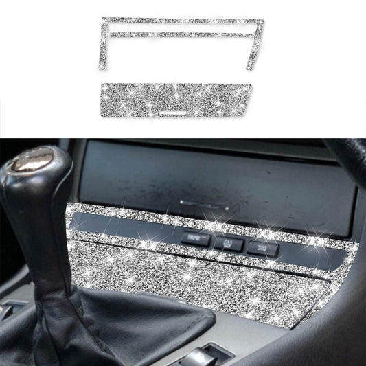 For BMW Series 3 E46 1998-2005 Car Cigarette Lighter Frame Diamond Decoration Sticker, Right Drive - Car Interior Mouldings by PMC Jewellery | Online Shopping South Africa | PMC Jewellery | Buy Now Pay Later Mobicred