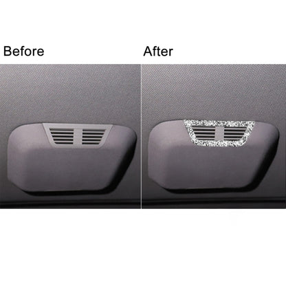 For BMW Series 3 E46 1998-2005 Car Rear Seat Roof Air Outlet Diamond Decoration Sticker, Left and Right Drive - Car Interior Mouldings by PMC Jewellery | Online Shopping South Africa | PMC Jewellery | Buy Now Pay Later Mobicred