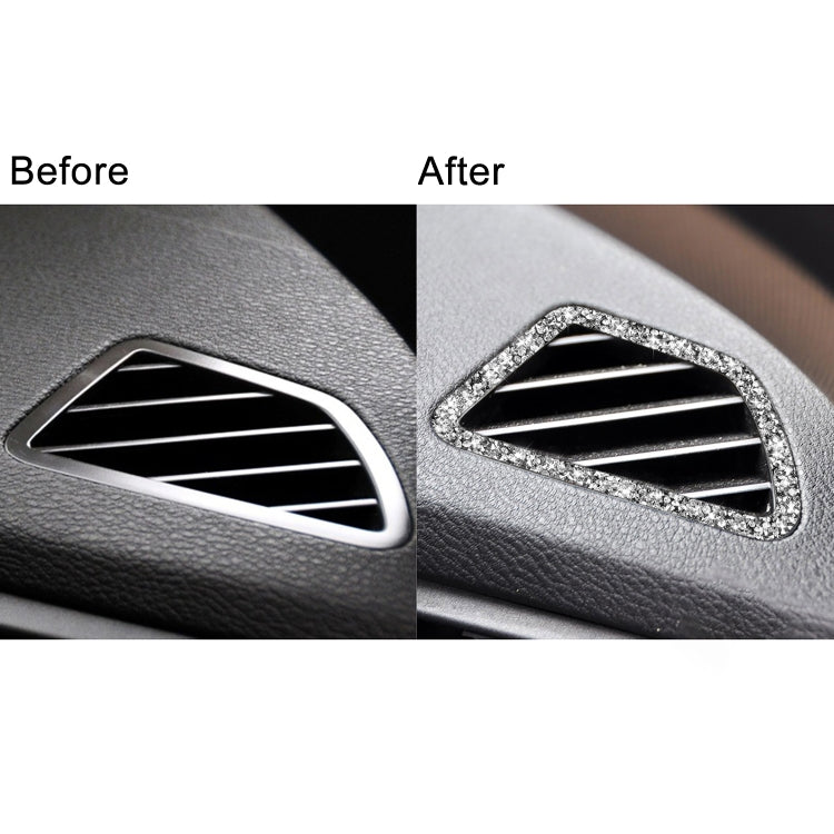 For BMW X5 E70 / X6 E71 2008-2013 Car Dashboard Air Outlet Diamond Decoration Sticker, Right Drive - Car Interior Mouldings by PMC Jewellery | Online Shopping South Africa | PMC Jewellery | Buy Now Pay Later Mobicred