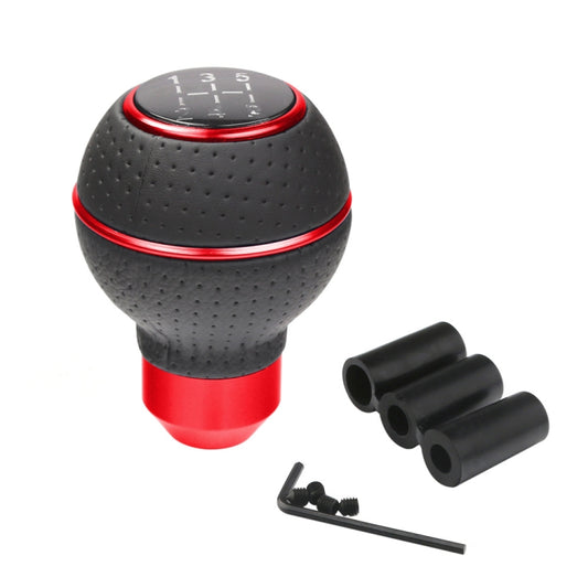 Universal Car Manual Gear Shift Lever 5-speed Shifter Knob(Red) - Shift Knob by PMC Jewellery | Online Shopping South Africa | PMC Jewellery | Buy Now Pay Later Mobicred