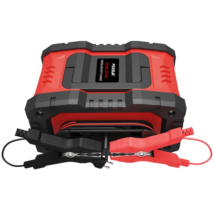 FOXSUR 12V / 24V 20A 300W Portable Motorcycle Car Smart Battery Charger(EU Plug) - free shipping - PMC TechLife - Order now!