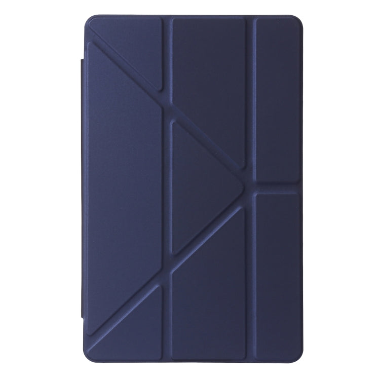 For Xiaomi Redmi Pad SE Deformation Silicone Leather Tablet Case(Dark Blue) - More Tablet Cases by PMC Jewellery | Online Shopping South Africa | PMC Jewellery