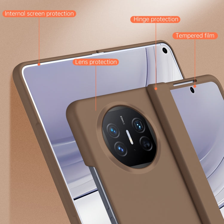 For Huawei Mate X5 Extraordinary Series Hinged Folding Full Coverage Phone Case with Pen Slot & Stylus(Black) - Huawei Cases by PMC TechLife | Online Shopping South Africa | PMC TechLife | Buy Now Pay Later Mobicred