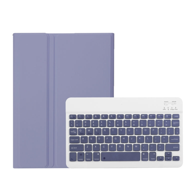 For Xiaomi Redmi Pad SE 11 inch A0N9 Lambskin Texture Ultra-thin Detachable Bluetooth Keyboard Leather Case(Purple) - Others Keyboard by PMC TechLife | Online Shopping South Africa | PMC TechLife