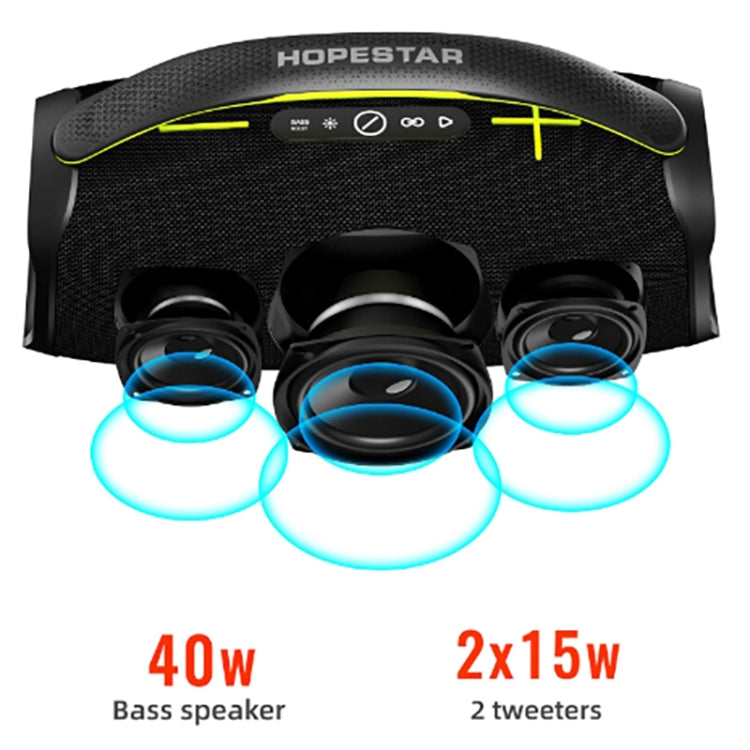 HOPESTAR A40 80W Outdoor Portable Wireless Bluetooth Speaker(Green) - free shipping - PMC Jewellery - Order now!