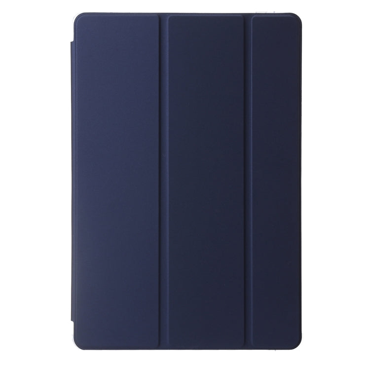 For Samsung Galaxy Tab S10 Ultra 3-Fold Clear Acrylic Leather Tablet Case(Dark Blue) - Tab S10 Ultra Cases by PMC Jewellery | Online Shopping South Africa | PMC Jewellery | Buy Now Pay Later Mobicred