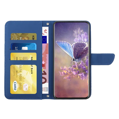 For Google Pixel 9 Pro Skin Feel Butterfly Embossed Flip Leather Phone Case(Blue) - Google Cases by PMC Jewellery | Online Shopping South Africa | PMC Jewellery | Buy Now Pay Later Mobicred