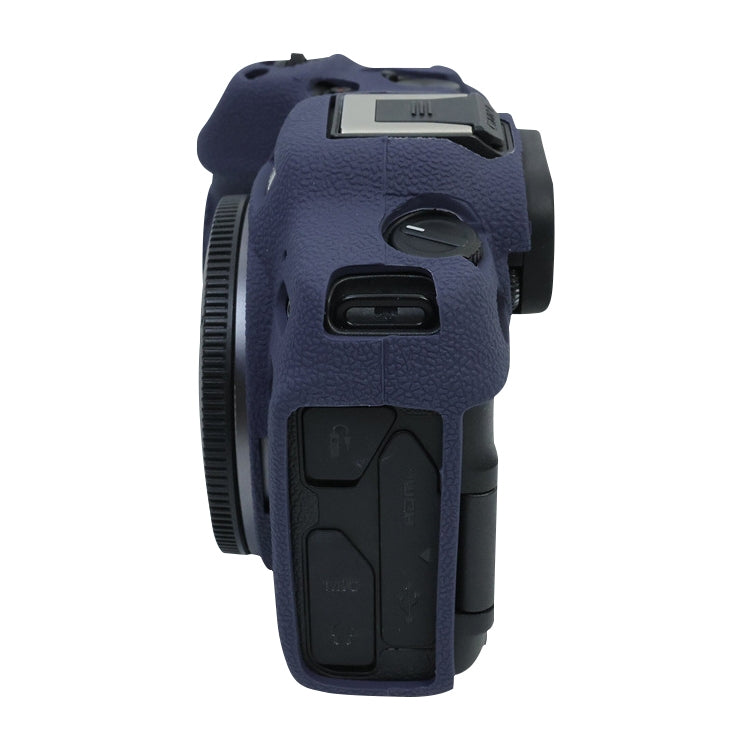 For Canon EOS R8 Soft Silicone Protective Case(Dark Blue) - Protective Case by PMC TechLife | Online Shopping South Africa | PMC TechLife | Buy Now Pay Later Mobicred