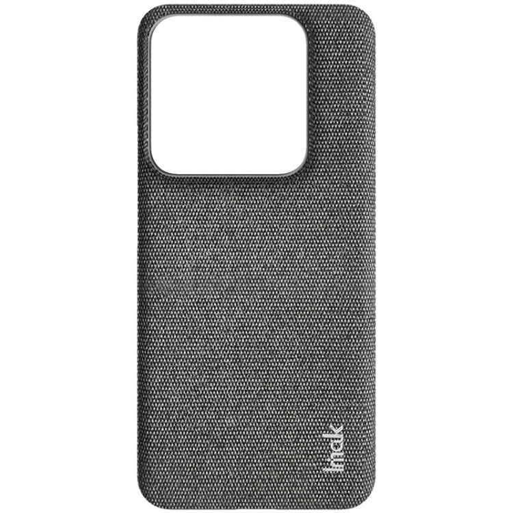 For Xiaomi 14 5G imak Ruiyi Series Cloth Texture PU + PC Phone Case(Dark Grey) - 14 Cases by imak | Online Shopping South Africa | PMC Jewellery | Buy Now Pay Later Mobicred