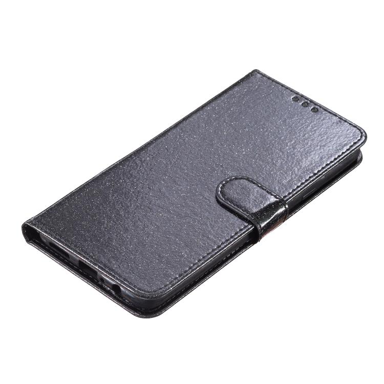 For Motorola Moto G86 5G Glitter Powder Flip Leather Phone Case(Black) - free shipping - PMC TechLife - Order now!