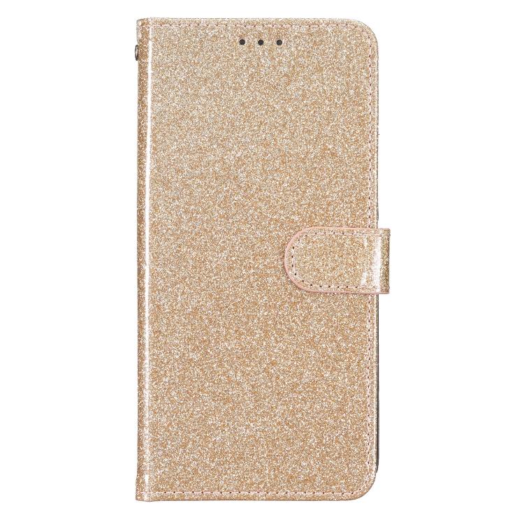 For Motorola Moto G86 5G Glitter Powder Flip Leather Phone Case(Gold) - free shipping - PMC TechLife - Order now!