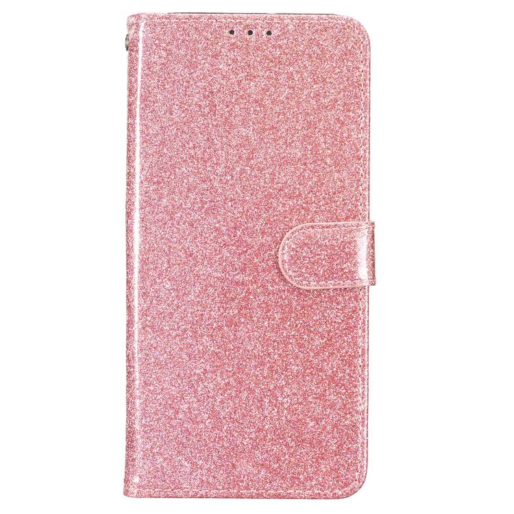 For Motorola Moto G86 5G Glitter Powder Flip Leather Phone Case(Rose Gold) - free shipping - PMC TechLife - Order now!
