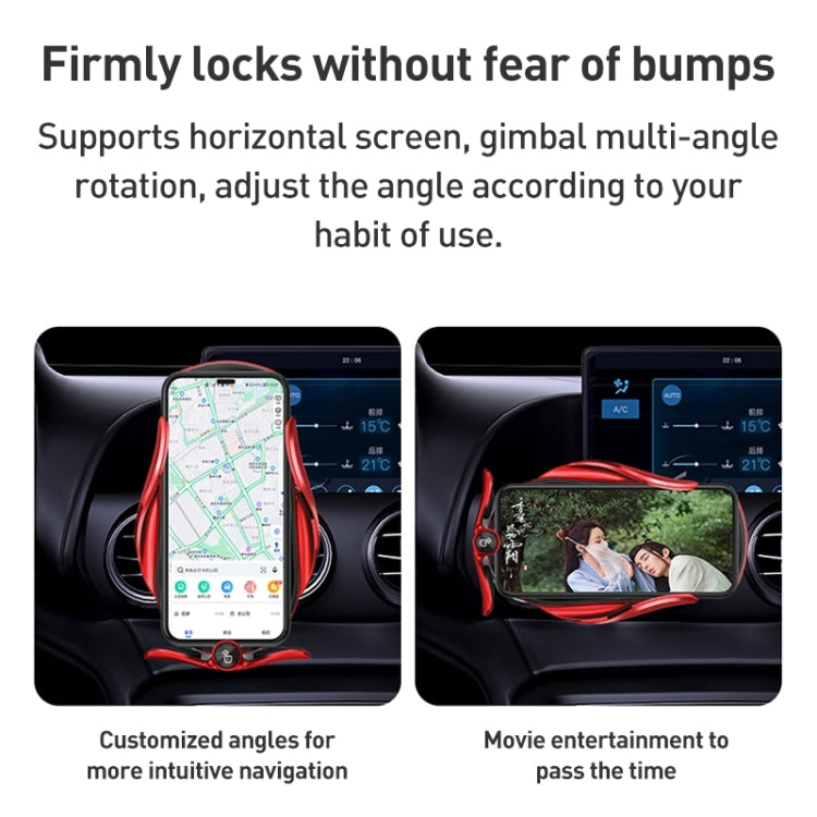 M3 Infrared lnduction Wireless Fast Charging Air Outlet Car Holder(Black) - Wireless Charger Holders by PMC TechLife | Online Shopping South Africa | PMC TechLife | Buy Now Pay Later Mobicred
