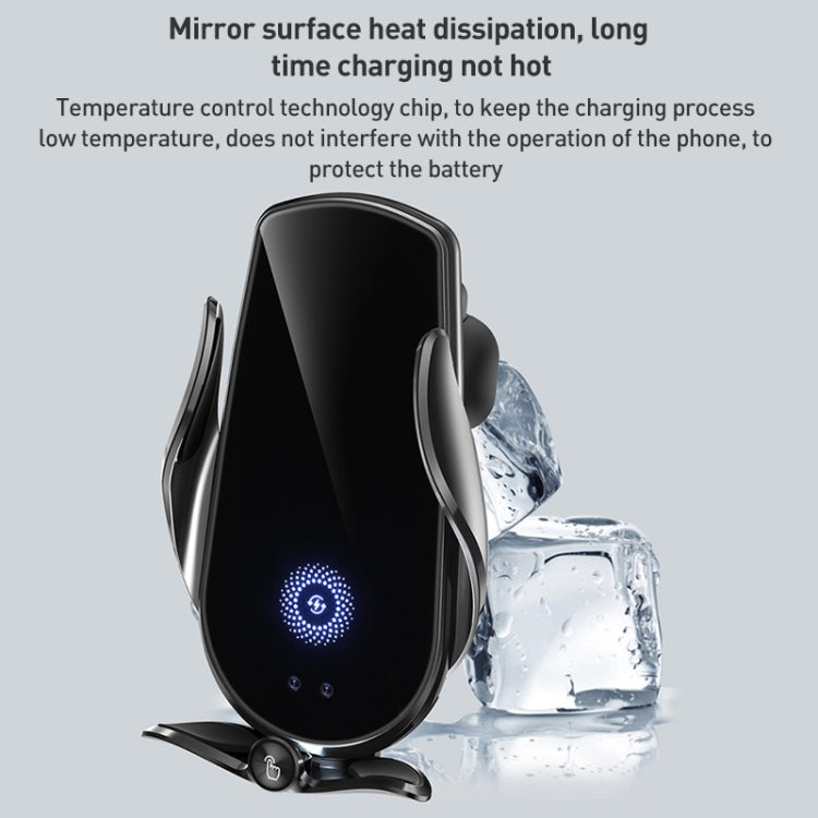 M3 Infrared lnduction Wireless Fast Charging Air Outlet Car Holder(Silver) - Wireless Charger Holders by PMC TechLife | Online Shopping South Africa | PMC TechLife | Buy Now Pay Later Mobicred