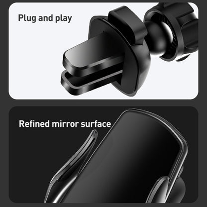 M3 Infrared lnduction Wireless Fast Charging Air Outlet Car Holder(Black) - Wireless Charger Holders by PMC Jewellery | Online Shopping South Africa | PMC Jewellery | Buy Now Pay Later Mobicred