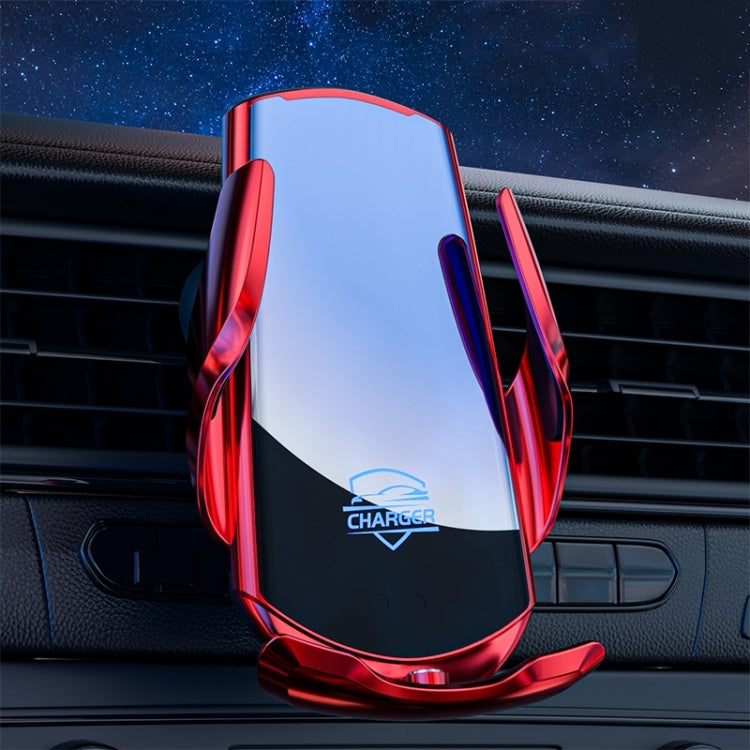 Q3S Infrared lnduction Wireless Fast Charging Air Outlet Car Holder(Red) - Wireless Charger Holders by PMC Jewellery | Online Shopping South Africa | PMC Jewellery | Buy Now Pay Later Mobicred