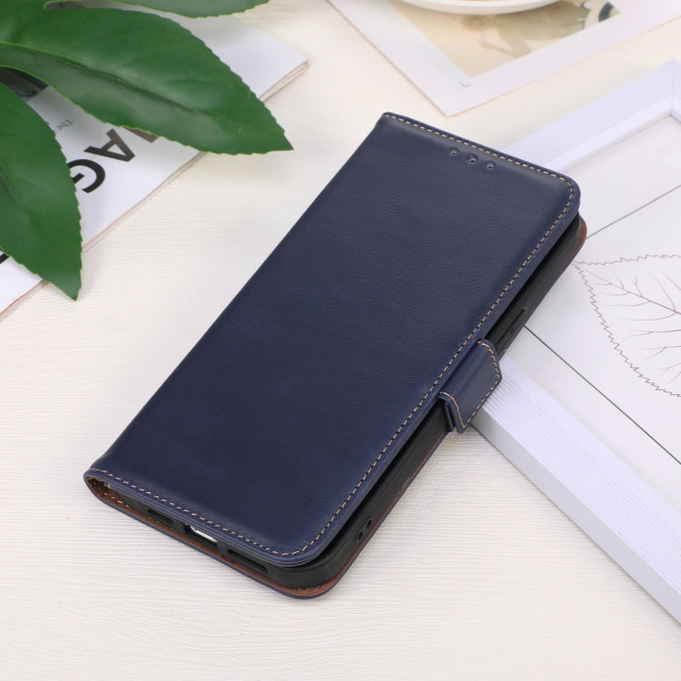 For Xiaomi 14 Ultra Magnetic Crazy Horse Texture Genuine Leather RFID Phone Case(Blue) - free shipping - PMC TechLife - Order now!