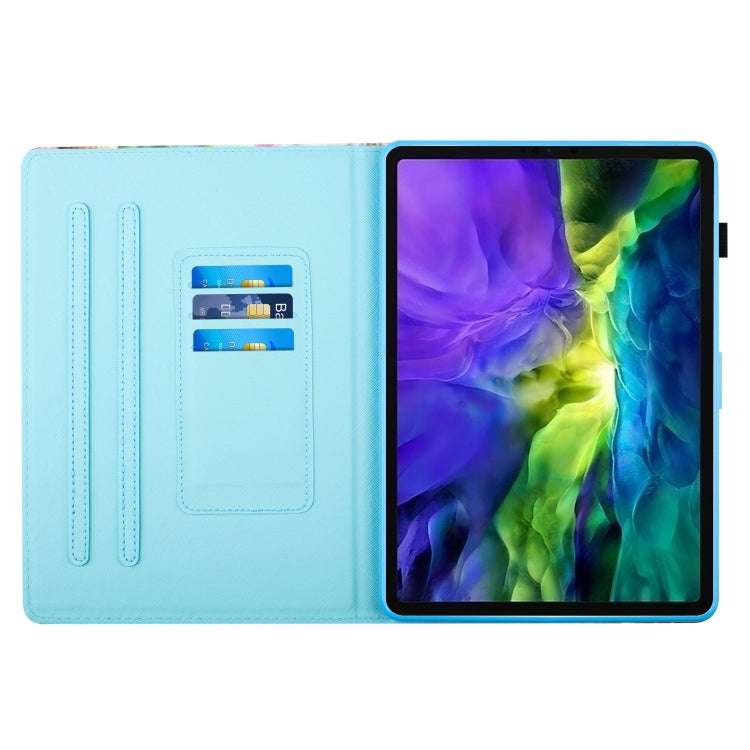 For iPad Pro 11 2024 Colored Drawing Stitching Leather Tablet Smart Case(Coconut Tree) - iPad Pro 11 2024 Cases by PMC Jewellery | Online Shopping South Africa | PMC Jewellery | Buy Now Pay Later Mobicred