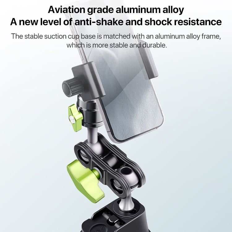 Single Suction Cup Pea Clamp Arm Holder 33cm with Metal Phone Clamp - Car Holders by PMC TechLife | Online Shopping South Africa | PMC TechLife | Buy Now Pay Later Mobicred