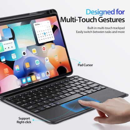 For Xiaomi Pad 5 / 5 Pro DUX DUCIS DK Floating Magnetic Keyboard Leather Tablet Case with Holder(Black) - Others Keyboard by DUX DUCIS | Online Shopping South Africa | PMC Jewellery