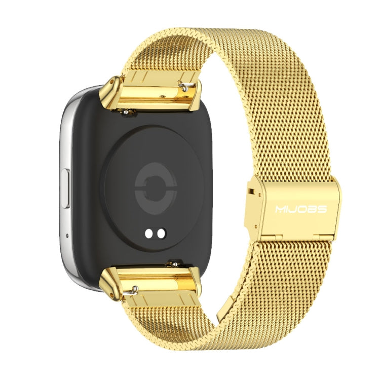For Redmi Watch 3 Lite / Watch 3 Active Mijobs Milan Buckle Metal Watch Band(Gold) - free shipping - PMC TechLife - Order now!