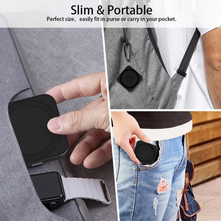 For iPhone / AirPods / iWatch Series 3 in 1 Portable Wireless Charger(Black) - free shipping - PMC Jewellery - Order now!