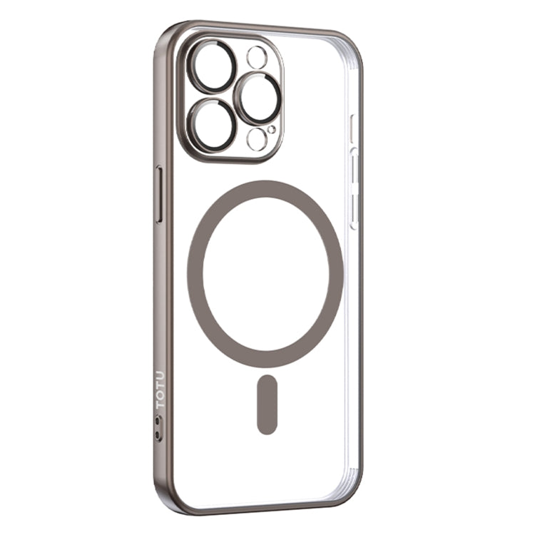 For iPhone 15 Pro Max TOTUDESIGN PC-3 Series MagSafe Electroplating TPU Phone Case(Gray) - iPhone 15 Pro Max Cases by TOTUDESIGN | Online Shopping South Africa | PMC Jewellery | Buy Now Pay Later Mobicred