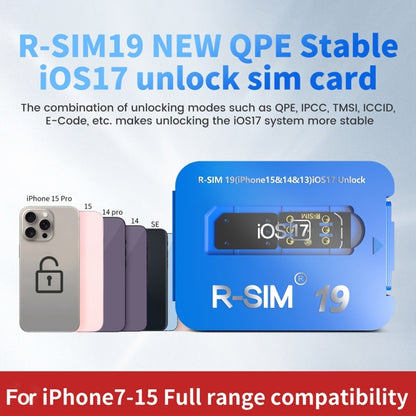 R-SIM 19 Turns Locked Phone Into Unlocked iOS17 System Universal 5G Unlocking Card - Unlock SIM Card by PMC Jewellery | Online Shopping South Africa | PMC Jewellery