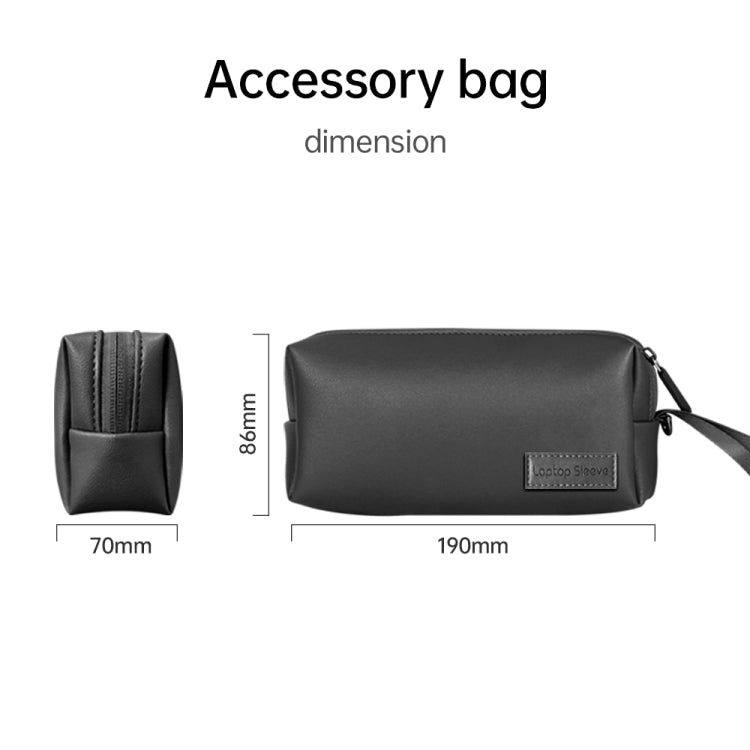 For 15.4/15.6/16.1 inch Envelope Holder Laptop Sleeve Bag with Accessories Bag(Pink) - Other by PMC Jewellery | Online Shopping South Africa | PMC Jewellery | Buy Now Pay Later Mobicred