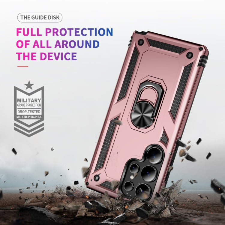 For Samsung Galaxy S25 Ultra 5G Shockproof TPU + PC Phone Case(Rose Gold) - Galaxy S25 Ultra 5G Cases by PMC Jewellery | Online Shopping South Africa | PMC Jewellery | Buy Now Pay Later Mobicred