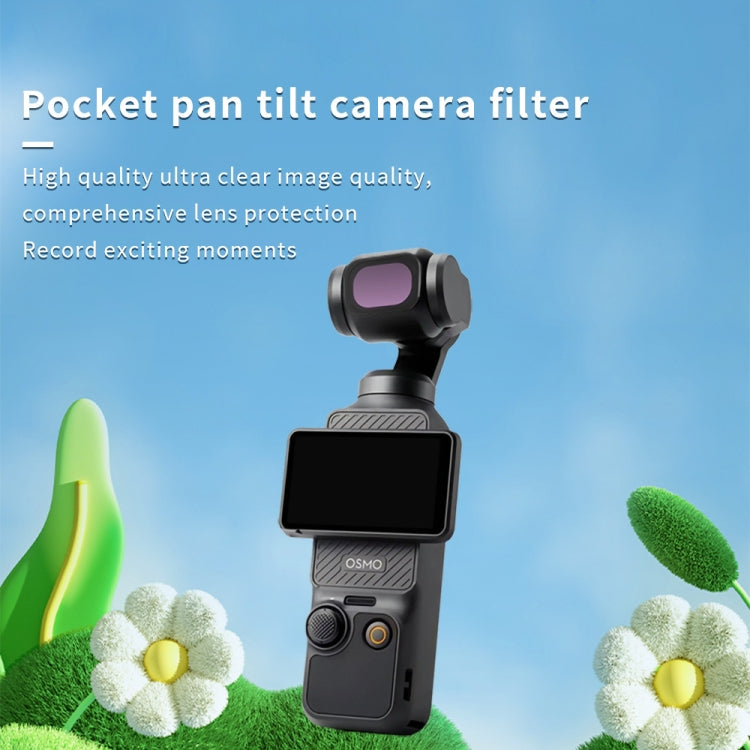 For DJI OSMO Pocket 3 JSR CB Series Camera Lens Filter, Filter:6 in 1 UV CPL ND8-64 - free shipping - PMC TechLife - Order now!