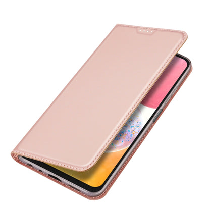 For Samsung Galaxy A15 5G / 4G DUX DUCIS Skin Pro Series Flip Leather Phone Case(Pink) - Galaxy Phone Cases by DUX DUCIS | Online Shopping South Africa | PMC Jewellery | Buy Now Pay Later Mobicred