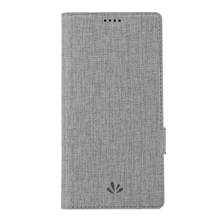 For LG Stylo 6 ViLi Side Button Magnetic Suction Type Shockproof TPU + PU Horizontal Flip Protective Case with Card Slot & Holder & Wallet(Grey) - LG by ViLi | Online Shopping South Africa | PMC Jewellery | Buy Now Pay Later Mobicred