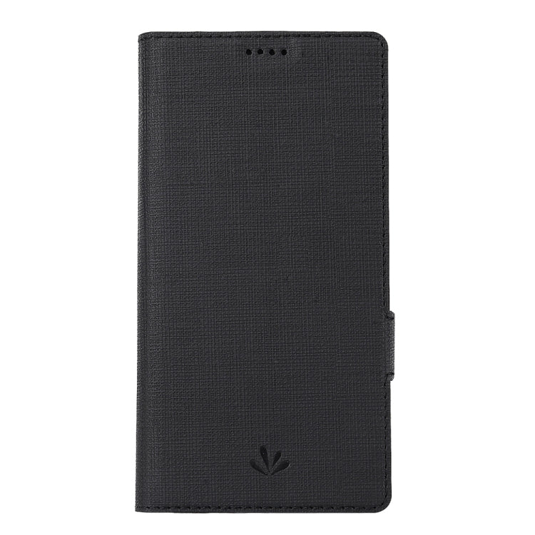 For LG Stylo 6 ViLi Side Button Magnetic Suction Type Shockproof TPU + PU Horizontal Flip Protective Case with Card Slot & Holder & Wallet(Black) - LG by ViLi | Online Shopping South Africa | PMC Jewellery | Buy Now Pay Later Mobicred