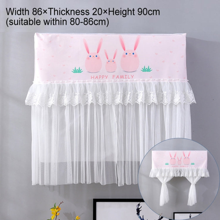 Do Not Take Dust-proof And Anti Direct Blowing Simple Wind Hanging Machine Air Conditioner Moon Cover, Size:Width 86 �� Thickness 20 �� Height 90cm(Pink Chinchilla) - Dust Covers by PMC TechLife | Online Shopping South Africa | PMC TechLife | Buy Now Pay Later Mobicred