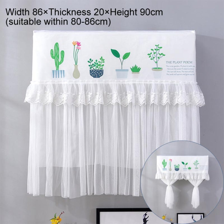 Do Not Take Dust-proof And Anti Direct Blowing Simple Wind Hanging Machine Air Conditioner Moon Cover, Size:Width 86 �� Thickness 20 �� Height 90cm(Flowerpot) - Dust Covers by PMC TechLife | Online Shopping South Africa | PMC TechLife | Buy Now Pay Later Mobicred
