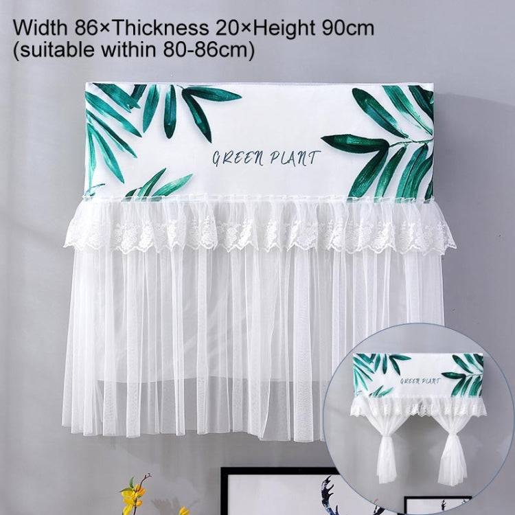 Do Not Take Dust-proof And Anti Direct Blowing Simple Wind Hanging Machine Air Conditioner Moon Cover, Size:Width 86 �� Thickness 20 �� Height 90cm(Green Leaf) - Dust Covers by PMC TechLife | Online Shopping South Africa | PMC TechLife | Buy Now Pay Later Mobicred