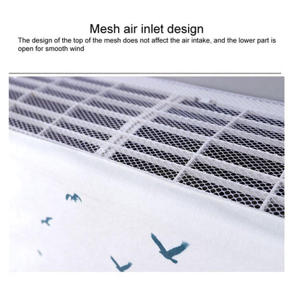 Do Not Take Dust-proof And Anti Direct Blowing Simple Wind Hanging Machine Air Conditioner Moon Cover, Size:Width 86 × Thickness 20 × Height 90cm(Round Leaf) - Dust Covers by PMC Jewellery | Online Shopping South Africa | PMC Jewellery | Buy Now Pay Later Mobicred